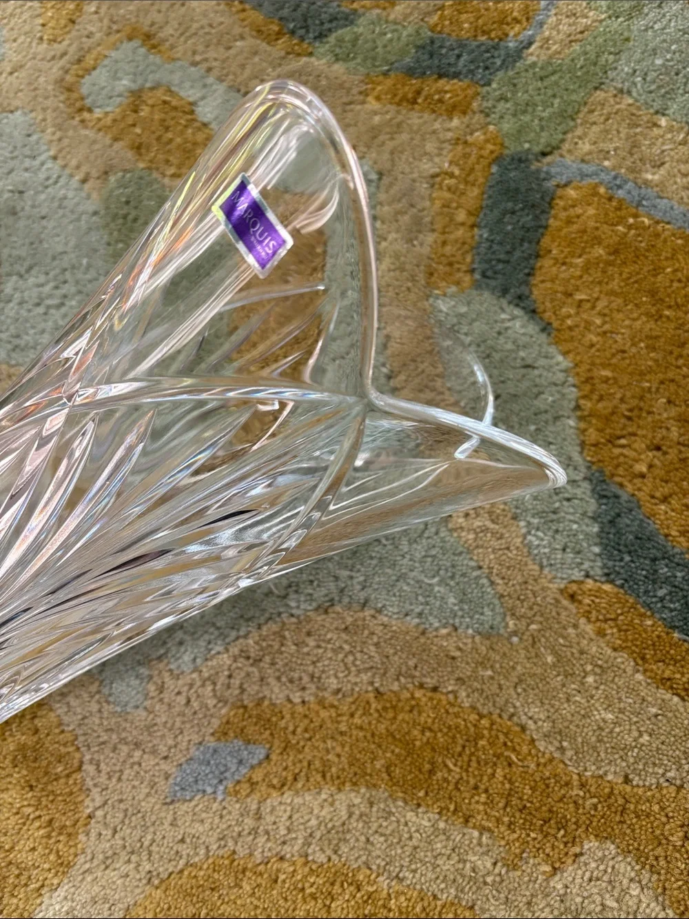 Marquise by Waterford 10 inch Lotus Vase